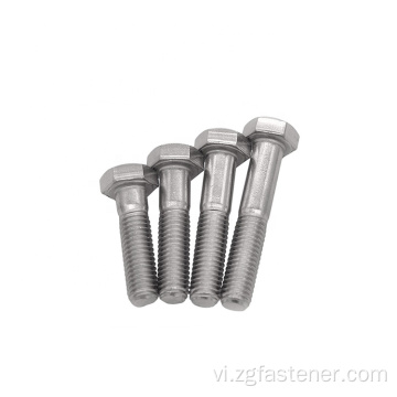 Thép không gỉ A4-80 Hex Bolt với nửa bu lông